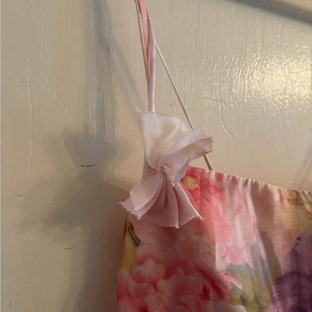 For Love and Lemons Lisa Pink Maxi Dress SMALL - Picture 5 of 12